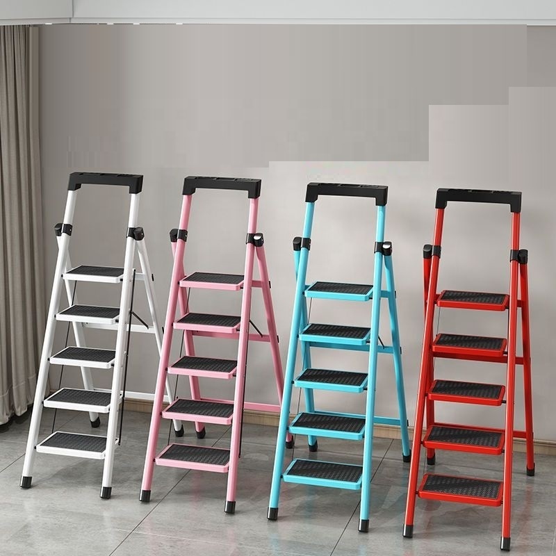 Household Folding Ladder Thickened Herringbone Ladder Multifunctional Escalator Expansion Ladder