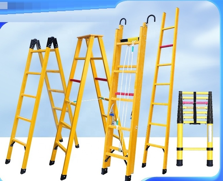 Electrical Insulation Extension Fiberglass Combination ladder Fiberglass Extension Ladder