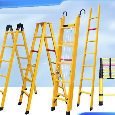 Electrical Insulation Extension Fiberglass Combination ladder Fiberglass Extension Ladder