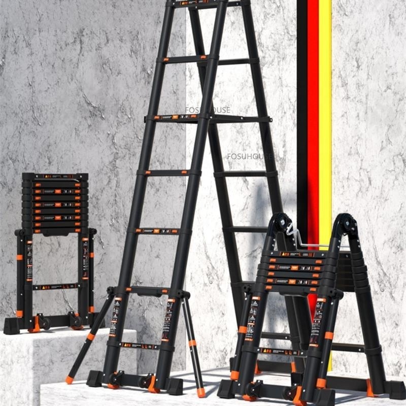 Chinese Multifunctional Safety anti-Slip Aluminum Alloy Hermeneted Ladder