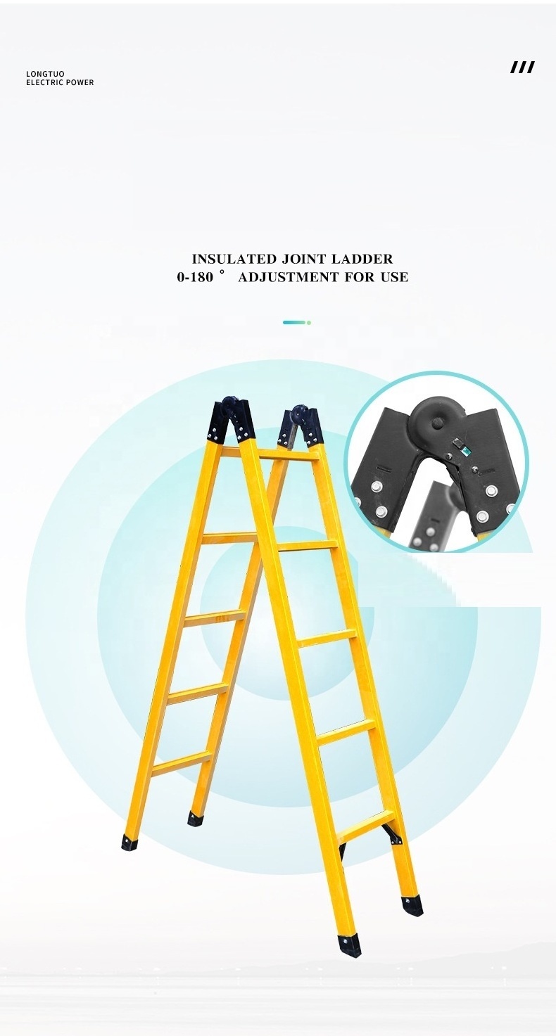 Electrical Insulation Extension Fiberglass Combination ladder Fiberglass Extension Ladder