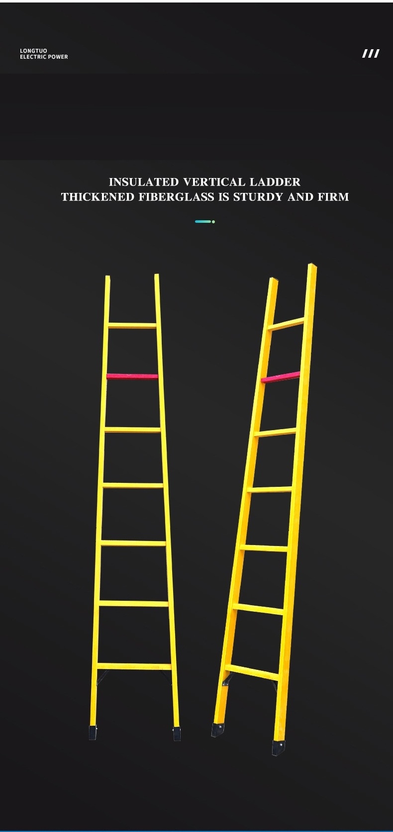 Electrical Insulation Extension Fiberglass Combination ladder Fiberglass Extension Ladder