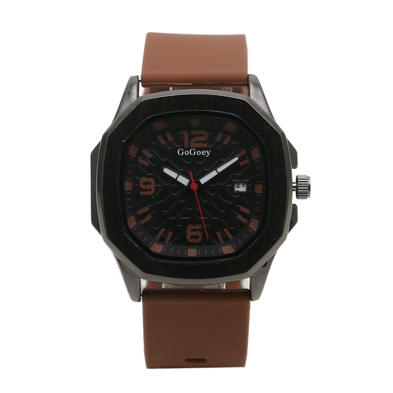 Gogoey Hot sell waterproof male silicone wristwatches luxury branded china quartz watches casual wrist watch