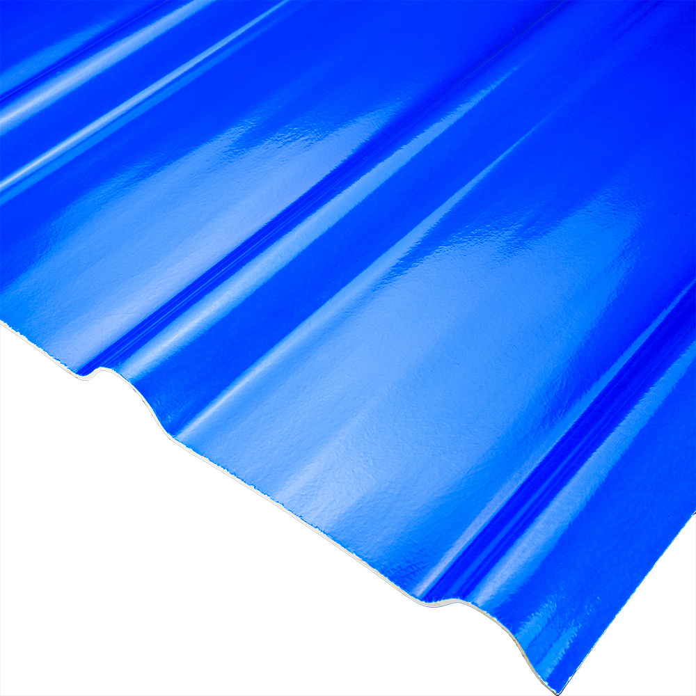 Corrosion Resistant Weathering Gel Coat Roof Tiles Corrugated Opaque Gelcoat Glass Fiber Tiles