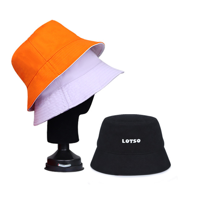 Custom Embroidery Printed Sublimation Bulk Cotton Polyester Wide Brim Fisherman Bucket Hat