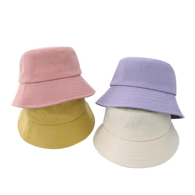 Low MOQ Custom Logo Reversible Colorful Sun Protection Fisherman Hats Bucket Hats