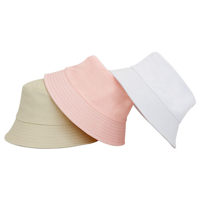 Factory Custom Logo Sun Beach Hat Outdoor UV Protection  Fisherman String Bucket Hat