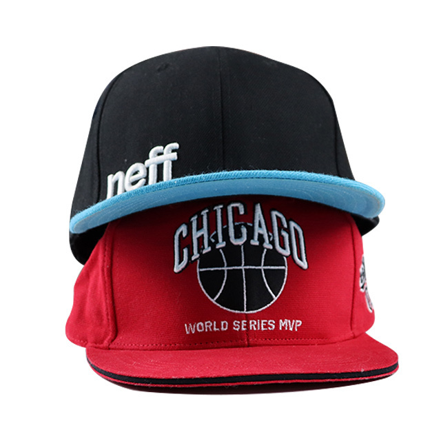 High Quality Snapback Custom Flip Up Brim Hat Custom Snapback  Hats Wholesale