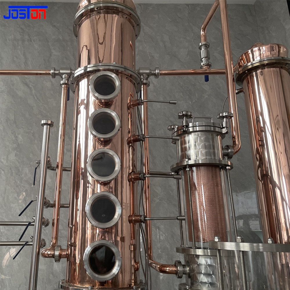 Stainless Steel copper glass distiller still distilling column other beverage wine machine distillery distillery equipment