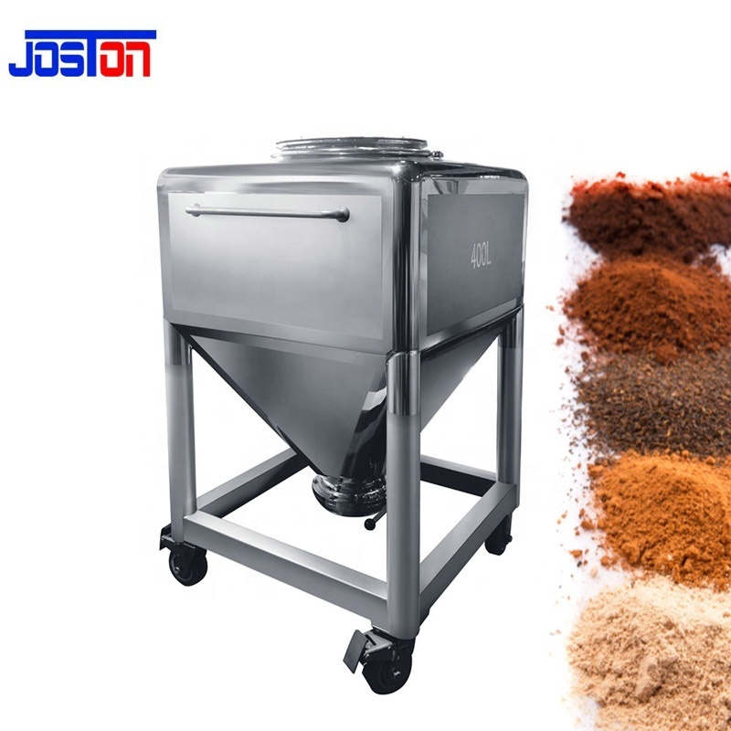 JOSTON 1000 liter ibc SS316L chemical mixing chamber powder storage equipment mobile transfer station ibc tank