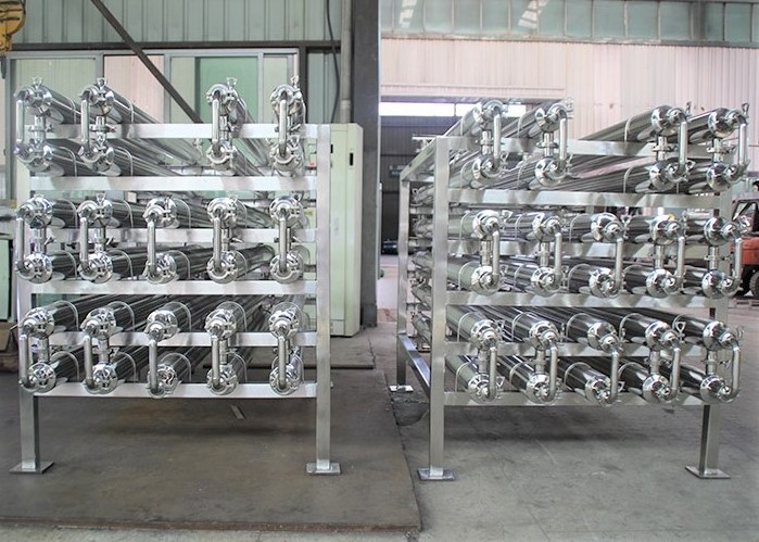 Ss316l Pipe In Shell & Sip Stainless Steel Condenser Double Tube Heat Exchanger