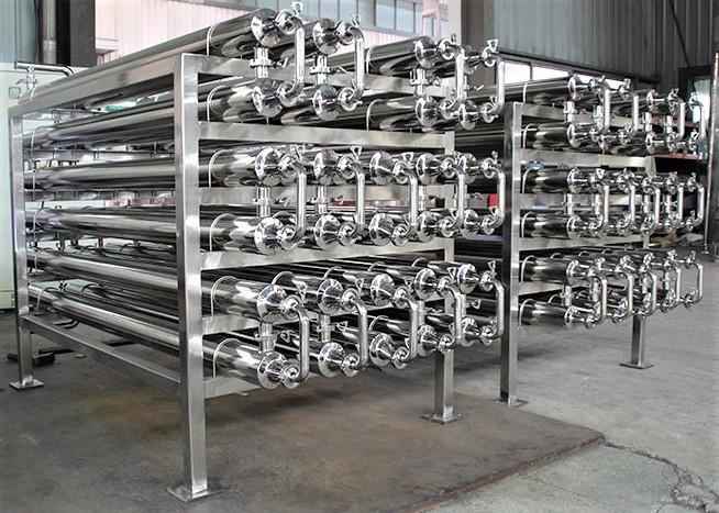 Ss316l Pipe In Shell & Sip Stainless Steel Condenser Double Tube Heat Exchanger