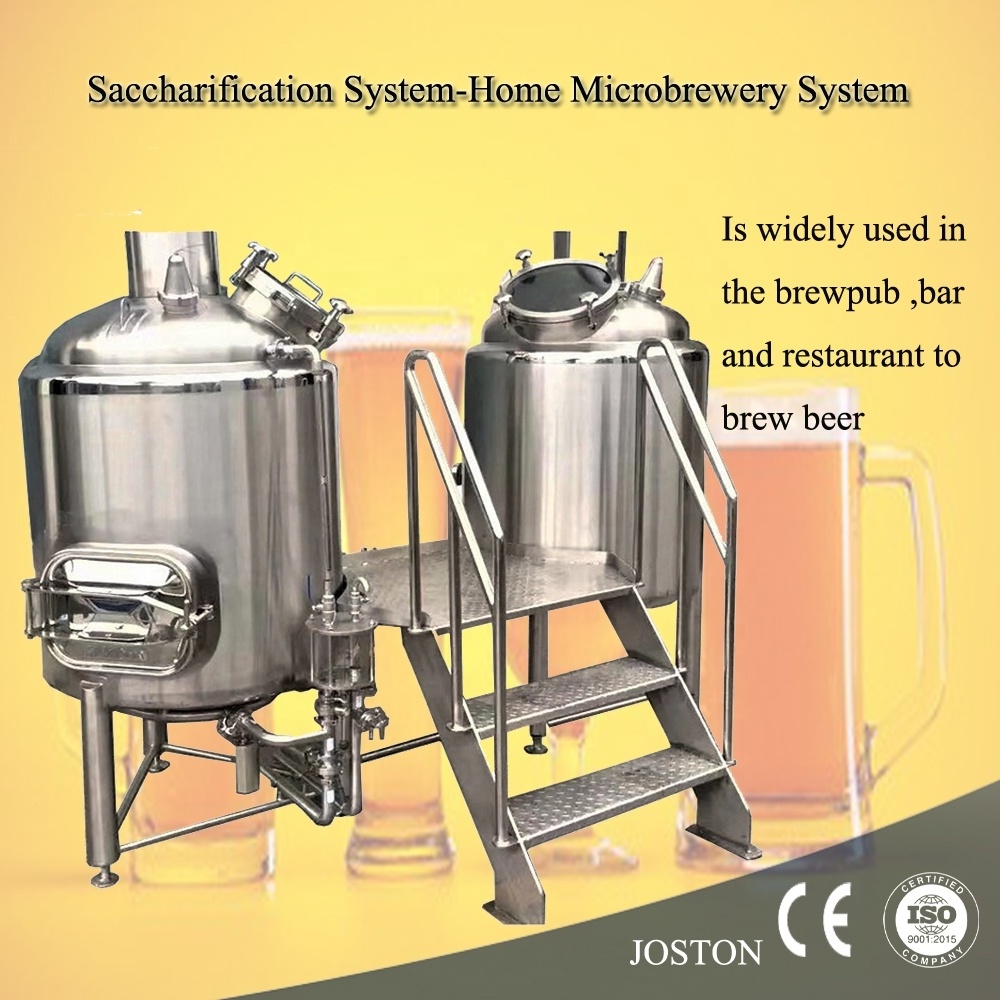 JOSTON 1000L micro beer brewing equipment for microbrewery with 3 vessels food grade stainless steel brewhouse