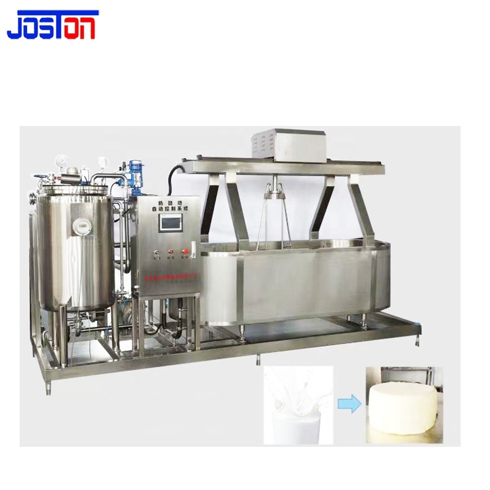 JOSTON  Automatic 500L Stainless Steel Homogenization Mixing Dairy Machine Cutting Dry Cheddar Cheese Vat