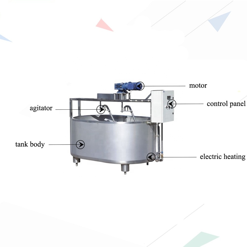 JOSTON Tank Blending  Cooking  Dairy Cheddar Dry Cheese Vat In Milk Processing Plant