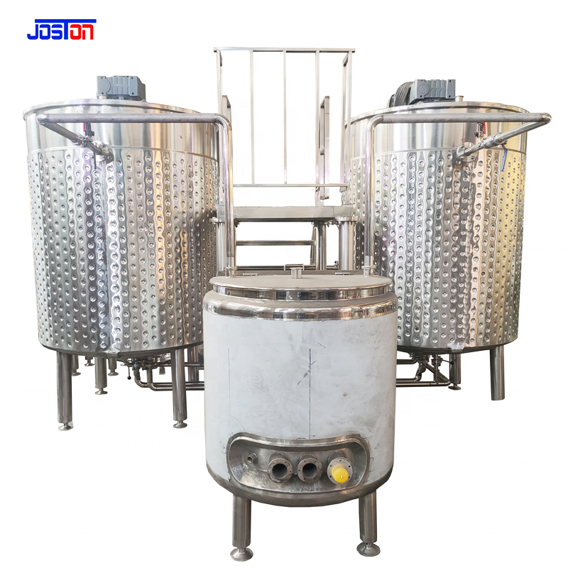 JOSTON 1000L micro beer brewing equipment for microbrewery with 3 vessels food grade stainless steel brewhouse