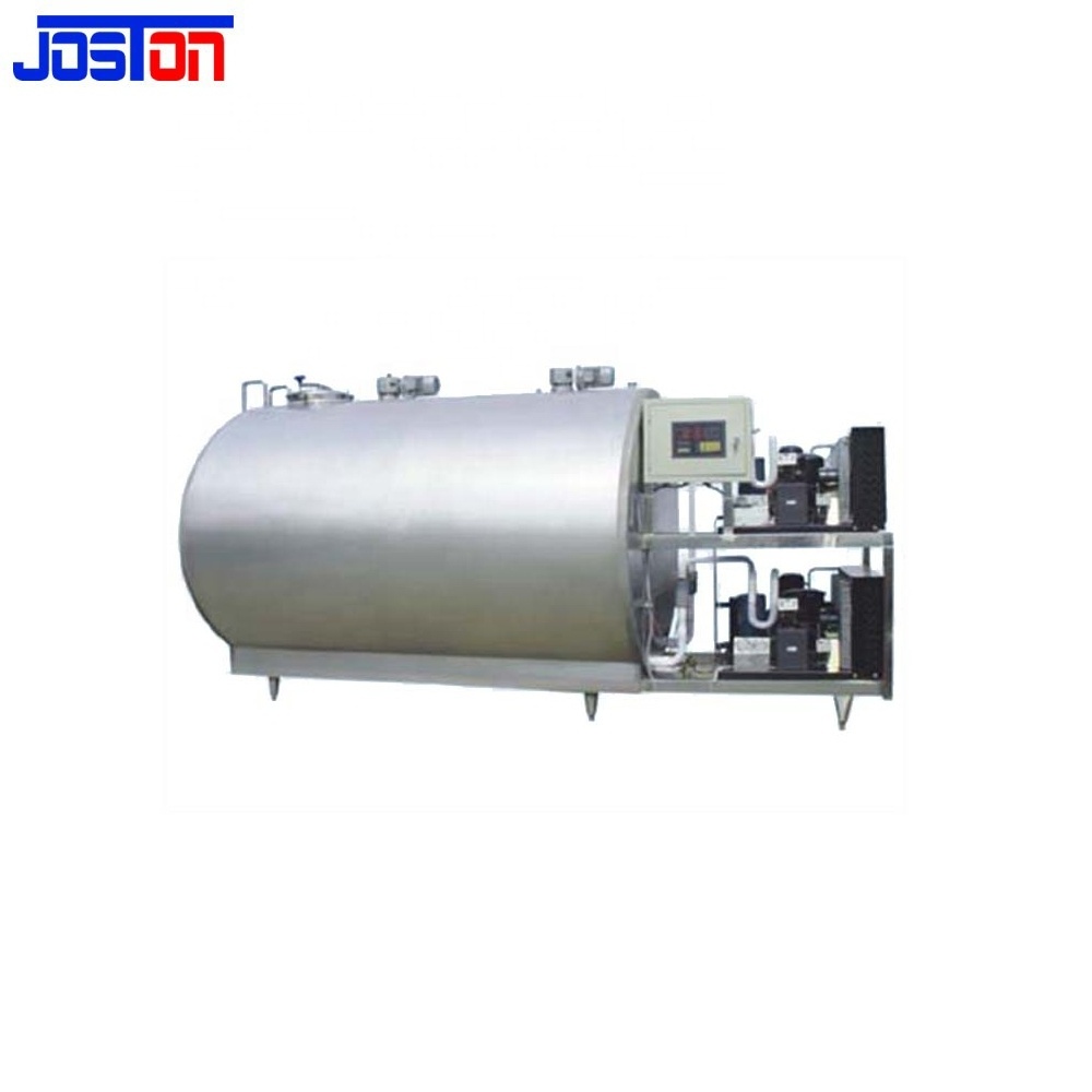 JOSTON Factory Price 100L 500L 6000L Stainless Steel Dairy Juicer Milk Cooling Tank In Dairy Processing Machine