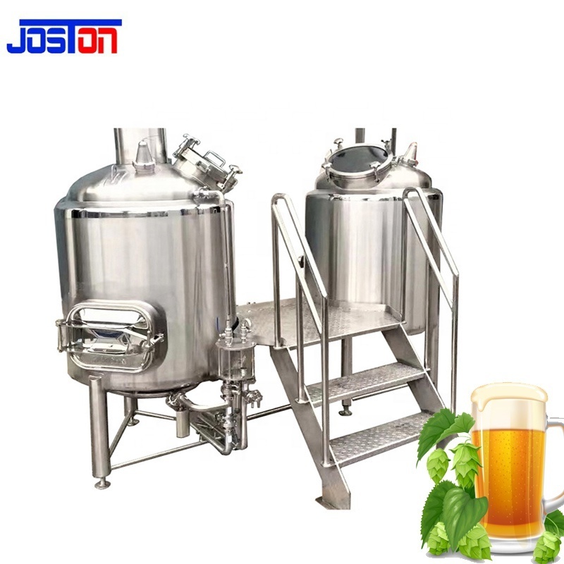 JOSTON 1000L micro beer brewing equipment for microbrewery with 3 vessels food grade stainless steel brewhouse