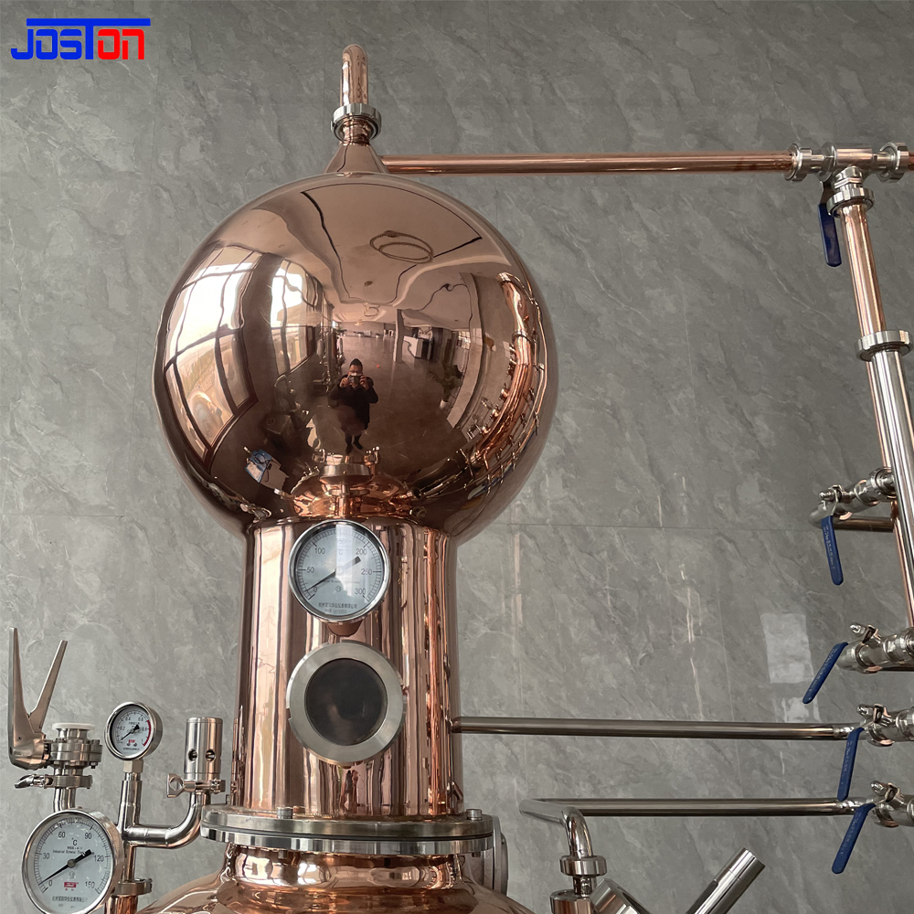 Stainless Steel copper glass distiller still distilling column other beverage wine machine distillery distillery equipment