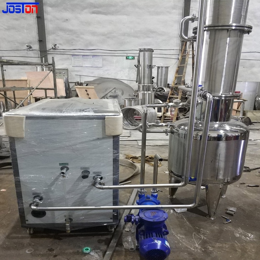 JOSTON Steam Heating Tomato Paste Honey Fruit Juice falling film Vacuum Concentrator Evaporator scraper Machine