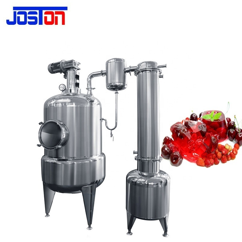 JOSTON Steam Heating Tomato Paste Honey FruitJuice Vacuum Concentrator Evaporator with Scraper Mixer Tank