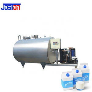 JOSTON Factory Price 100L 500L 6000L Stainless Steel Dairy Juicer Milk Cooling Tank In Dairy Processing Machine