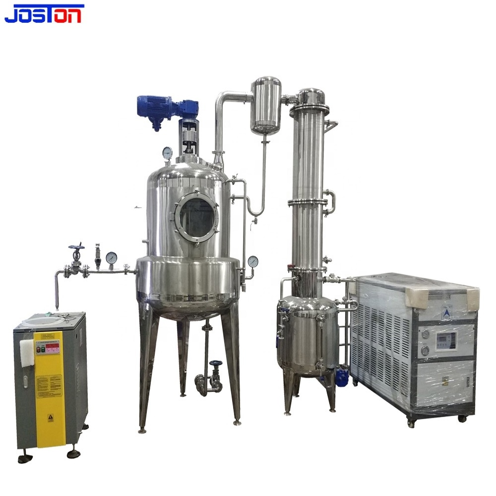 JOSTON Steam Heating Tomato Paste Honey Fruit Juice falling film Vacuum Concentrator Evaporator scraper Machine