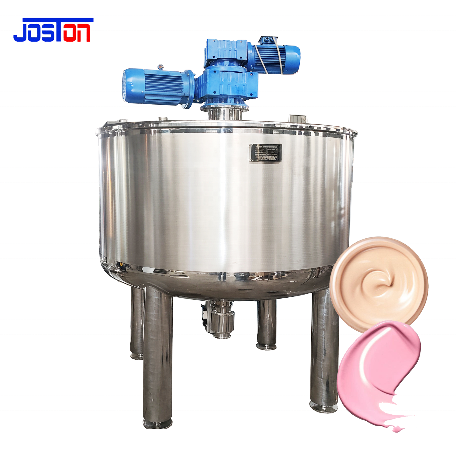 JOSTON Stainless steel emulsifying mixer tank for emulsions, creams, lotions, sauces, emulsifiers