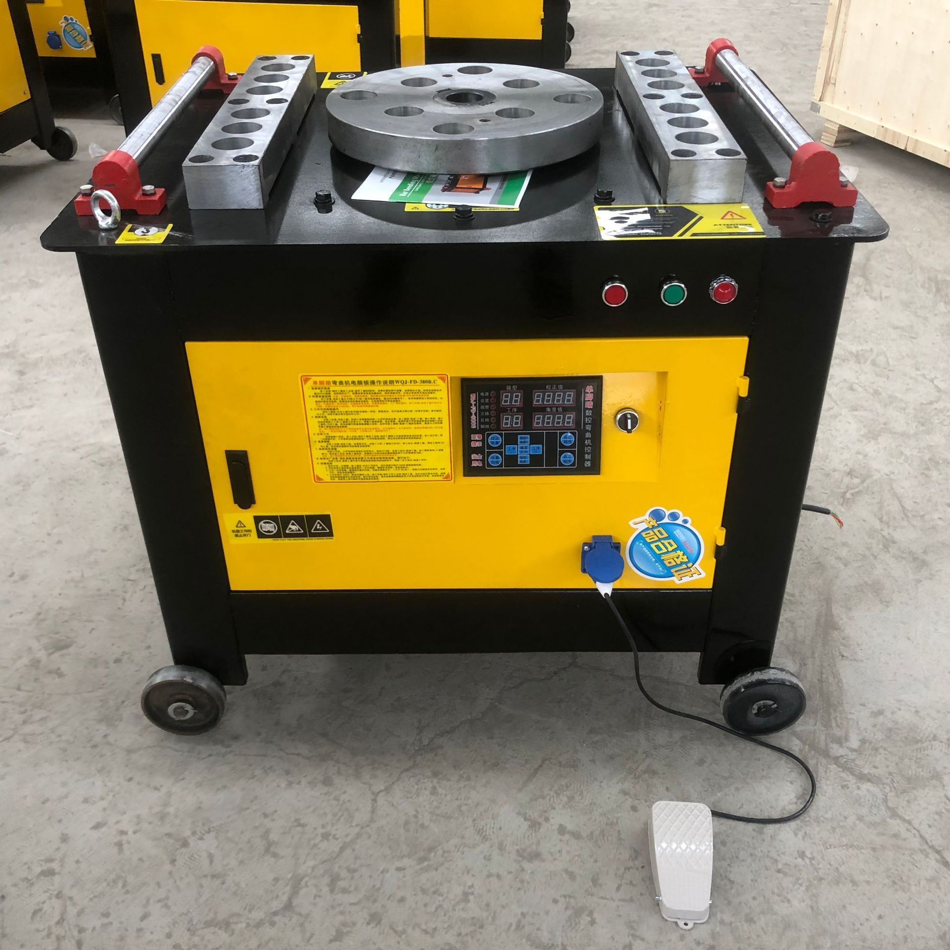 GW50 automatic round steel bar bending machine 220V/380VAC rebar bending machine 50mm round bar bending machine