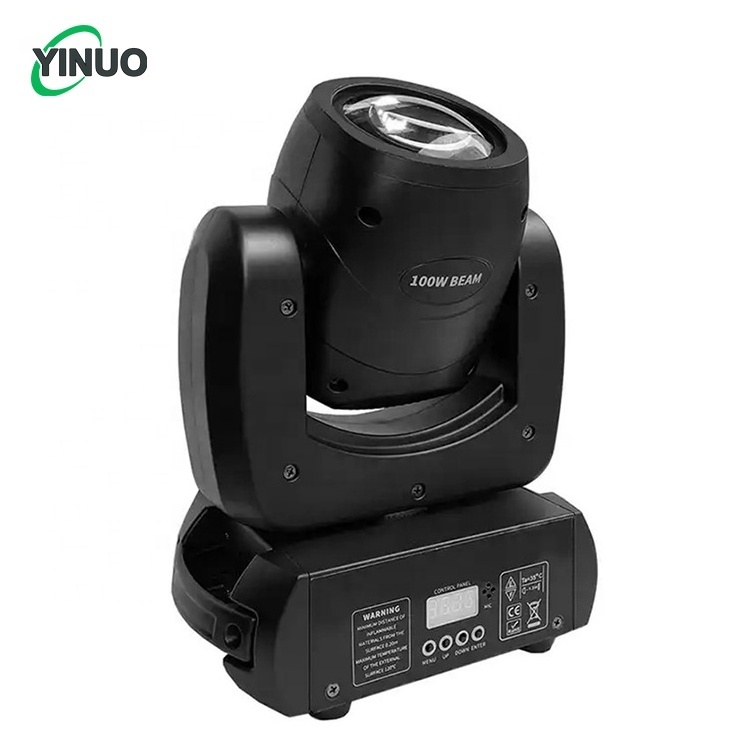 Party DJ Disco Stage Led Moving Head Lights Open 100W LED Moving Beam Lights Pincheng New Mini Beam 100w 7 Gobos 8 Colors YINUO