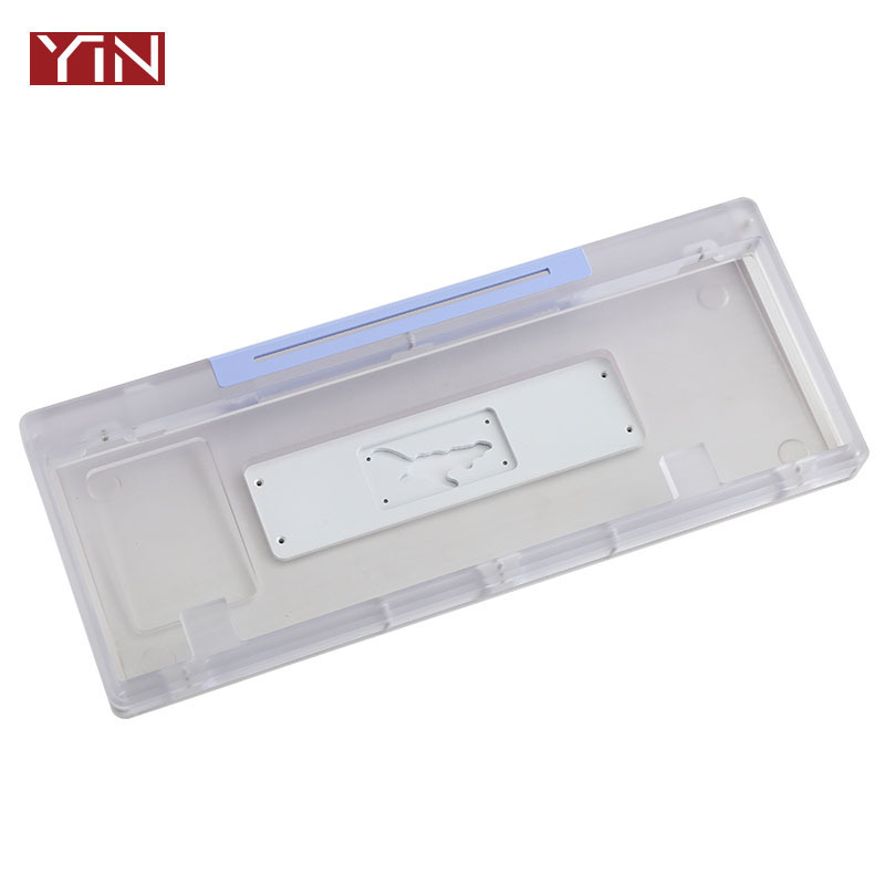 Precision CNC machining mechanical part with cnc for polycarbonate  acrylic keyboard case service