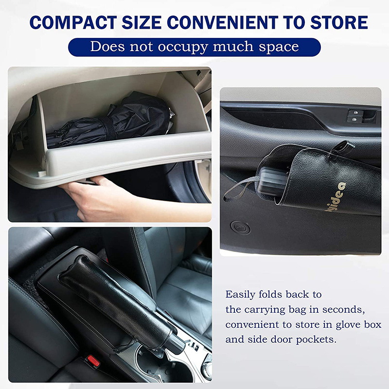 Moyidea Windshield Sun Shade Foldable Umbrella Reflective Sunshade for Car Front Window Blocks UV Rays Heat Keep Vehicle Cool