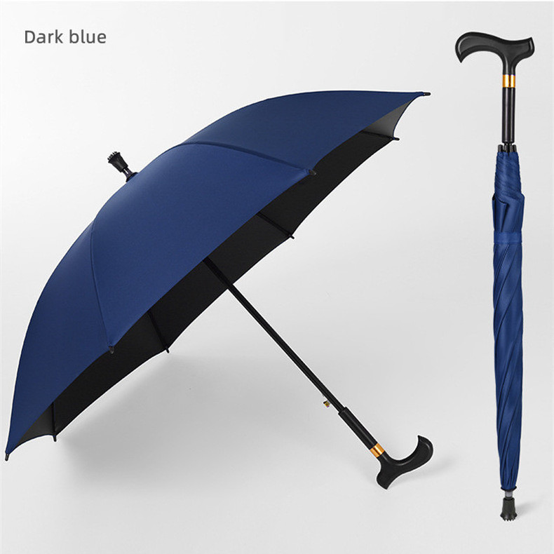 23inch Walking cane and stick crutch umbrella for grandpa grandma