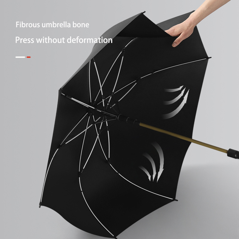 Wholesale Cheap Windproof Promotional J Long Handle Straight Umbrella Pattern Printed