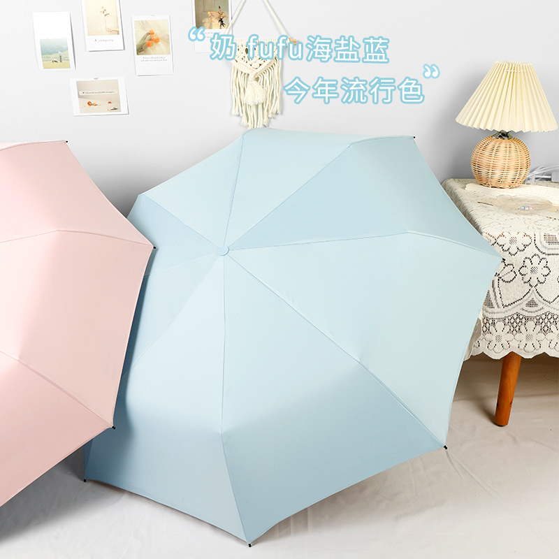 Women Windproof 3 Fold Umbrella With Customization Automatic Custom Uv Umbrella For The Rain