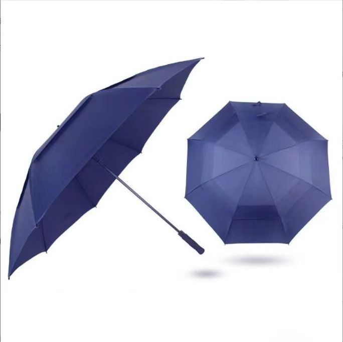 Hot sales False Double Layer Umbrella Real Double Layer Rain And Shine Umbrella Advertisement Custom Logo Umbrella