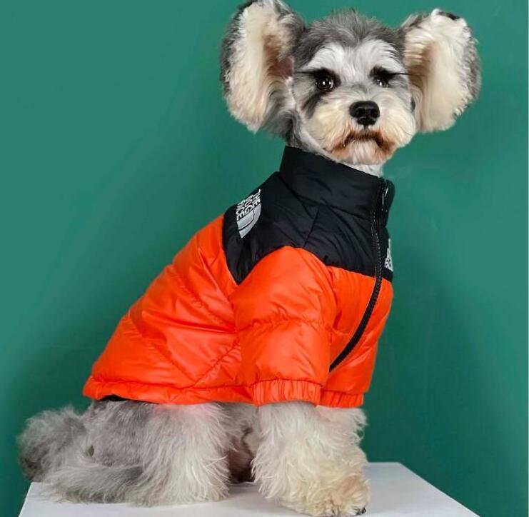 Luxury brand design monochrome The Dog Face warm pet Dog coat down jacket