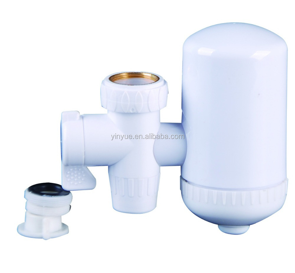 tap water filter with ceramic and active carbon cartridge