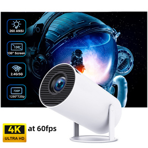 Yinzam HY300 Projector, Android TV Projector with Auto Keystone Android 12 5G WIFI6 BT5 4K Mobile Phone Projectors HY 300 Beamer