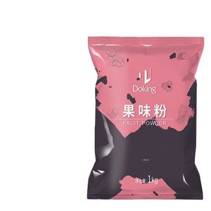 Doking Popular  Fruit flavor powder instant drink Strawberry   powder for milk tea