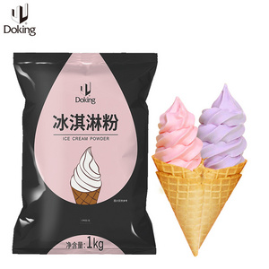 China Doking Hot Sale  Various Flavors Soft Serve Ice Cream Powder 25kg