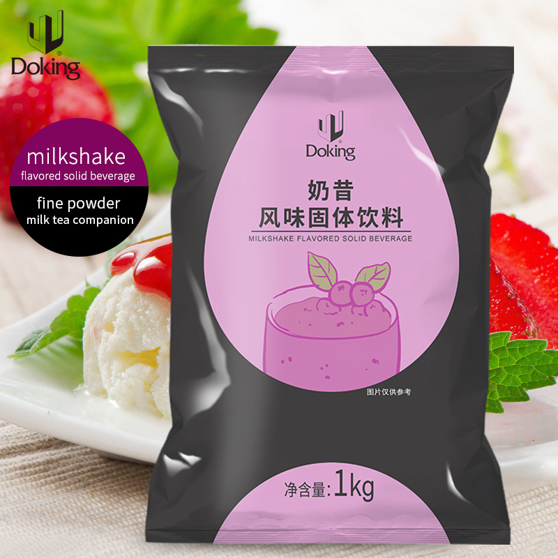 free samples factory drectly sales milk shake powder instant drink  Green apple  flavor  Fruit powder for milk tea