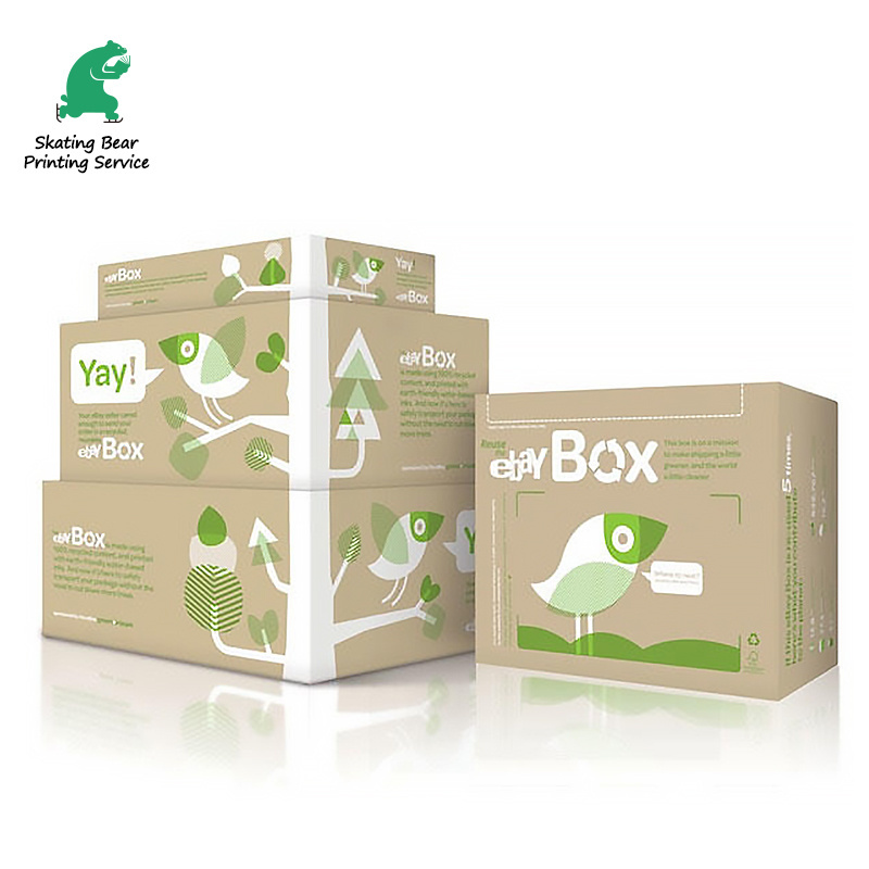 China Wholesale High Quality Corrugated Cardboard Box Packaging, Custom logo printed recyclable carton shipping boxes