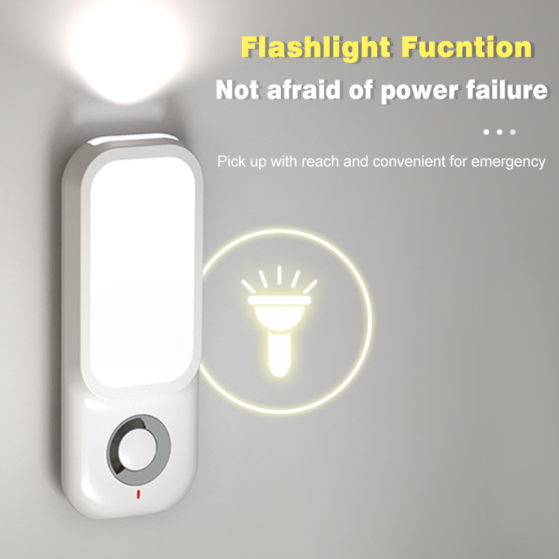 Intelligent Led Motion Sensor Night Lights USB Auto on/off Human Body Induction Lamp Night Light With Wireless Charging station