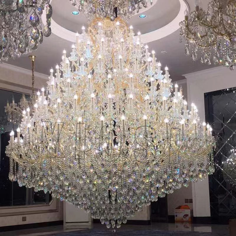 72 Light maria theresa low hanging ceiling crystal glass chandelier Room Pendant Lights Luxury Decorative Lighting