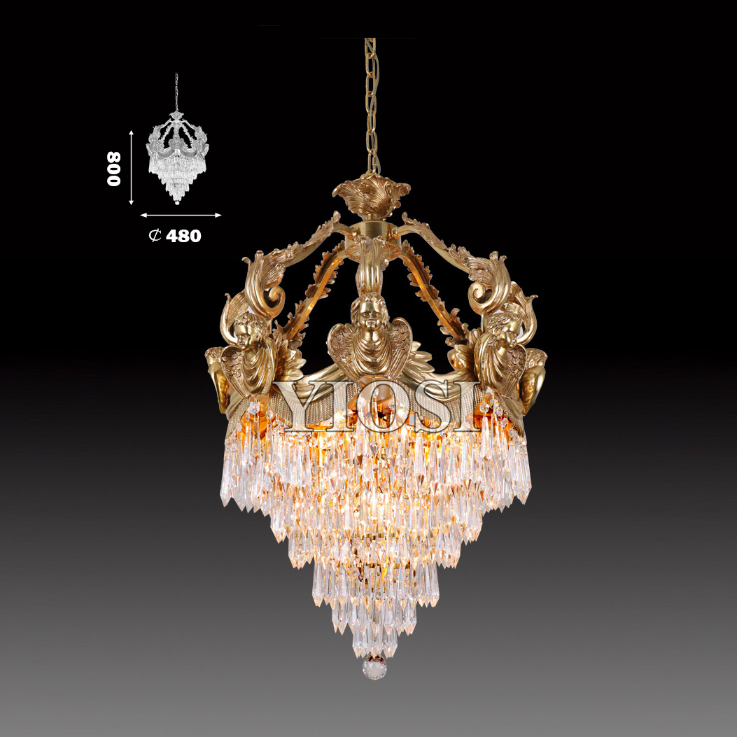 Factory Price Luxury Contemporary Brass Chandelier for Residential