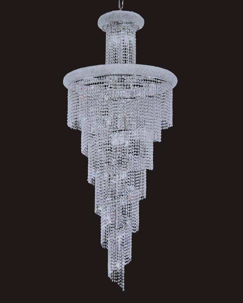 Empire Crystal Chandelier Lighting Chrome Pendant Hanging Light for Wedding Hotel Decoration Energy Saving 20-30 Days YLE0075C