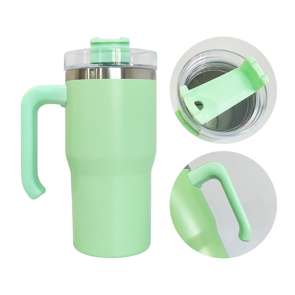 20oz Toddler Tumbler with handle stainless steel double walled kids toddler coffee cup for Dye Sublimation Heat Press