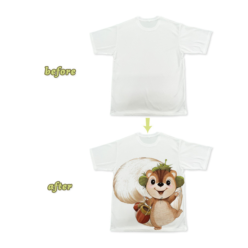 USA warehouse fast free shipping S-5XL Blank T-Shirts sublimation shirts white bleached Tshirts 100% polyester