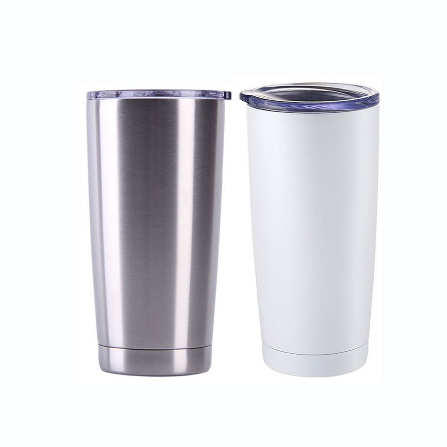 Blanks sublimation stainless steel 350ml 500ml cola water bottle 20oz skinny tumbler 12oz wine glass 30oz cups mug with lid